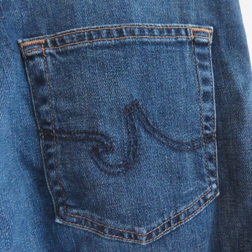 AG ADRIANO GOLDSCHMIED The Etta High Waisted Wide Leg Crop Jeans Released Hem 26 - Picture 14 of 16